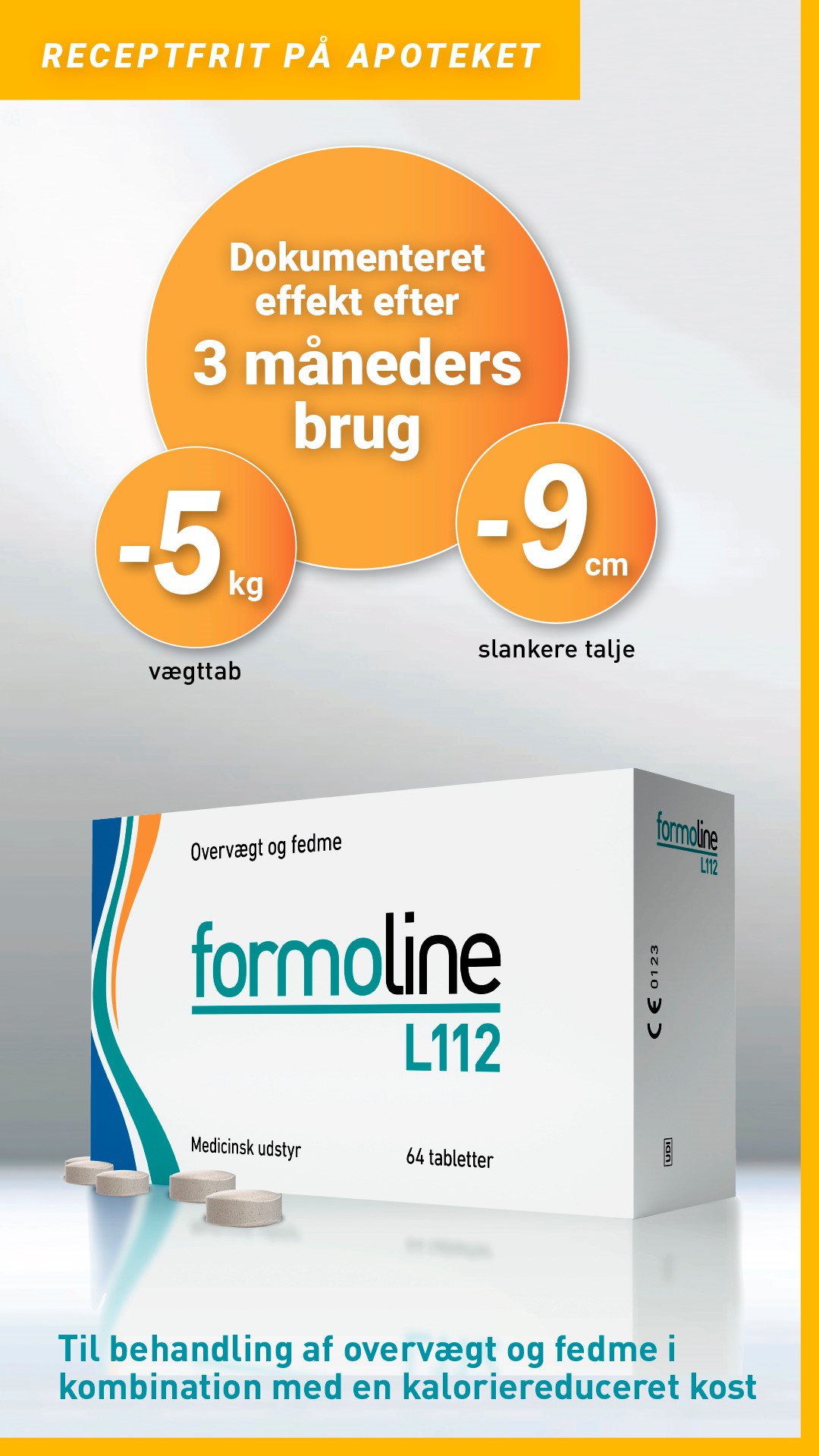 Formoline L112 | Vægttab fra Apoteket – Binder 66% af Fedtet